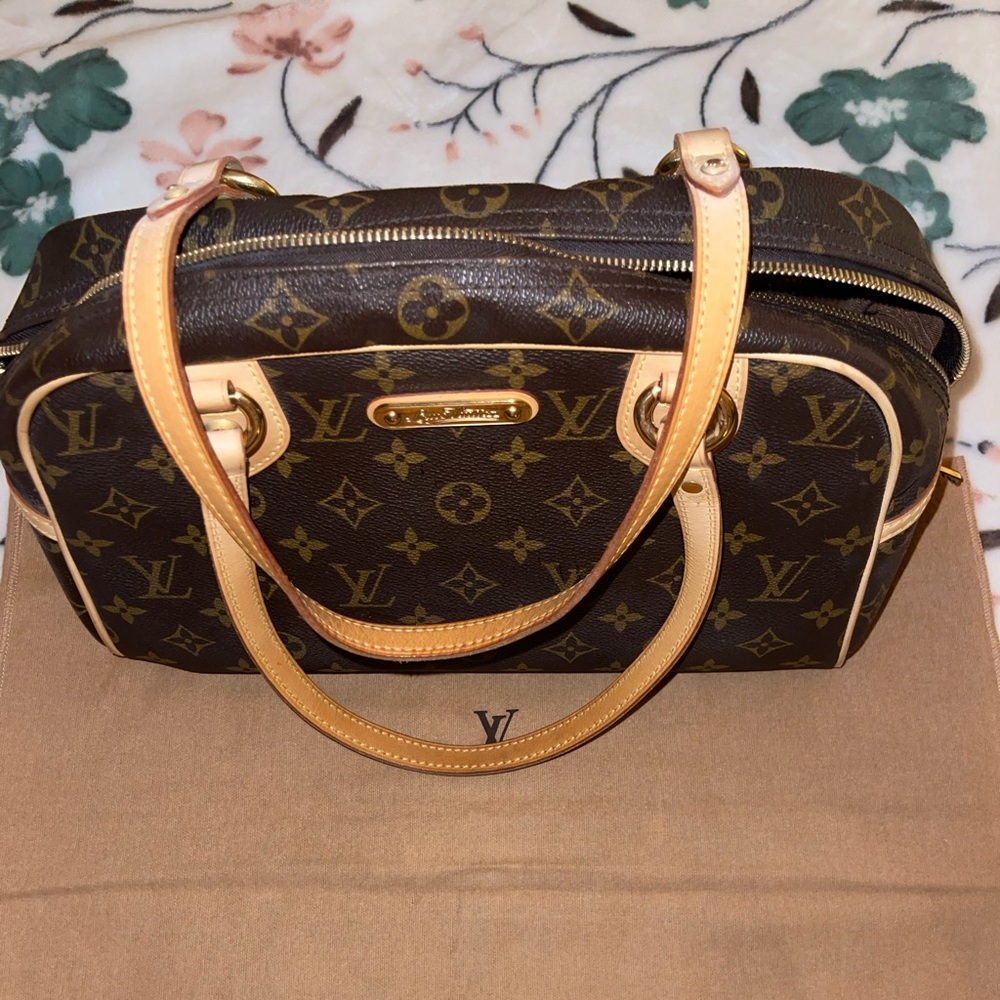 Authentic Louis Vuitton Montorgueil PM shoulder bag